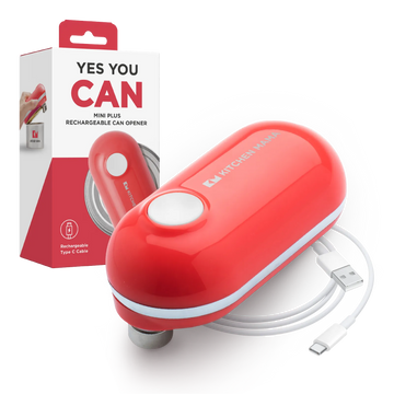 Mini Plus Electric Can Opener – Rechargeable and Portable